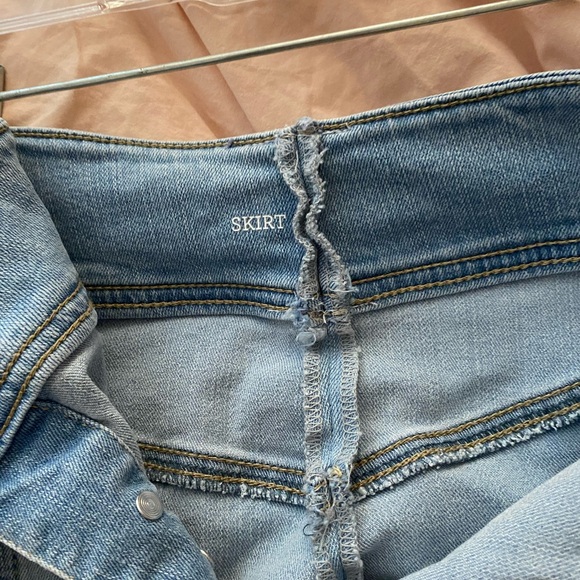 Style and co. Button front Denim midi skirt size 2 - Picture 8 of 10